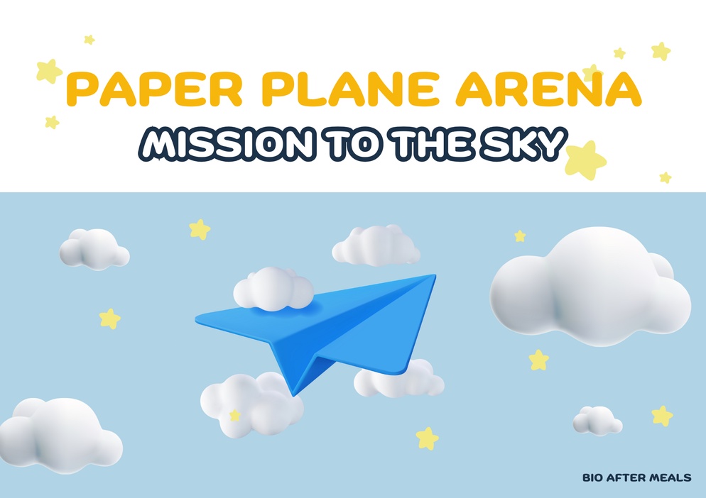 ภาพประกอบไอเดีย STEM5 - Paper Plane Arena: Mission to the Sky