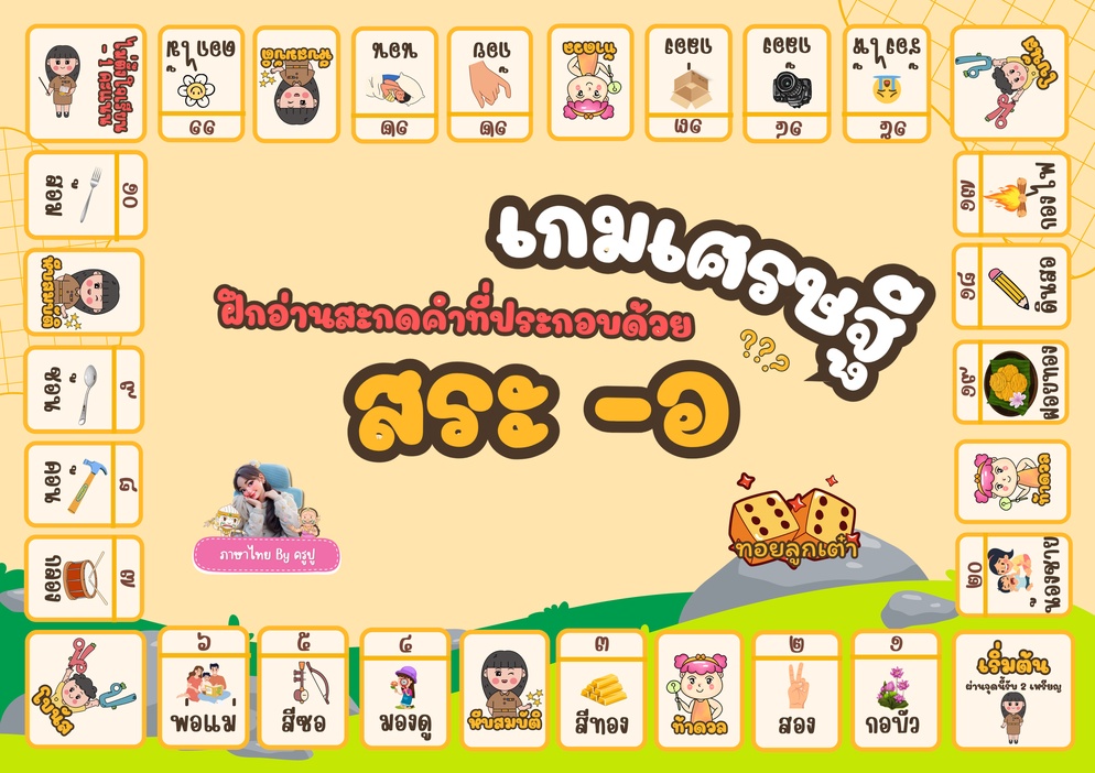 ภาพประกอบไอเดีย เกมเศรษฐีสระออ