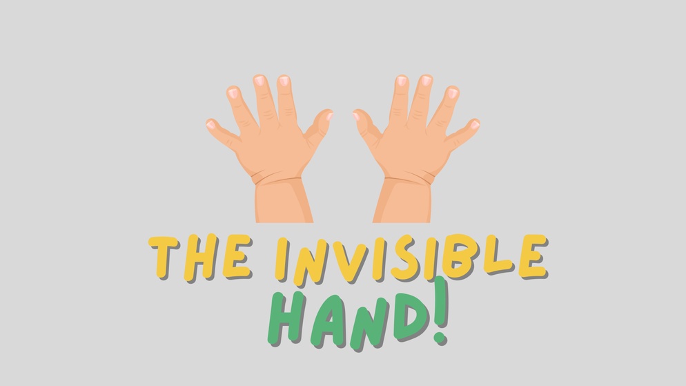 ภาพประกอบไอเดีย The invisible hand มือที่มองไม่เห็น