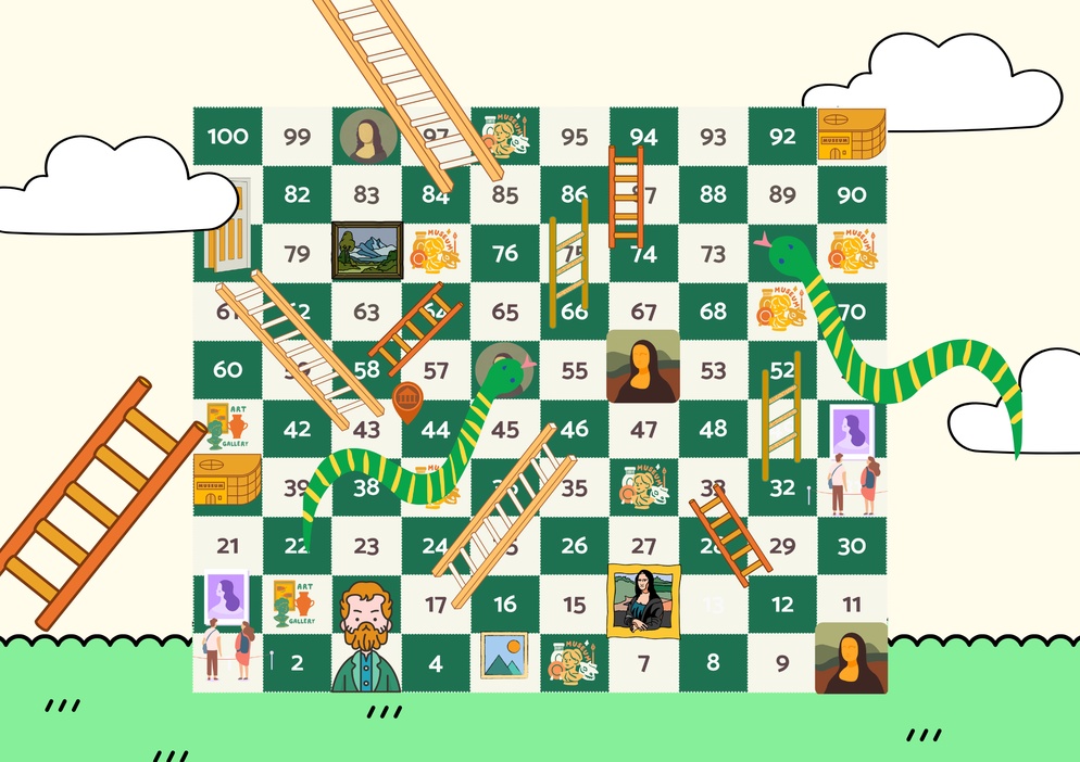 ภาพประกอบไอเดีย เกมส์บันไดงู 
