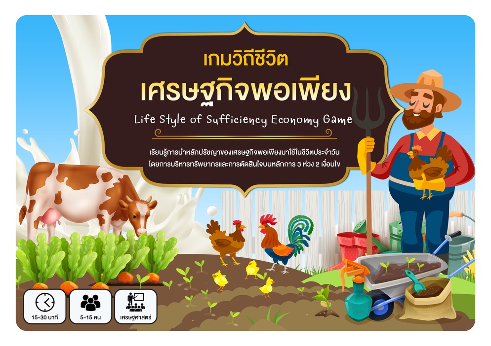 ภาพประกอบไอเดีย เกมวิถีชีวิตเศรษฐกิจพอเพียง 