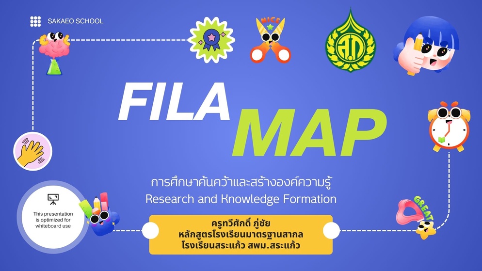 ภาพประกอบไอเดีย กิจกรรม Independent Study : FILA map
