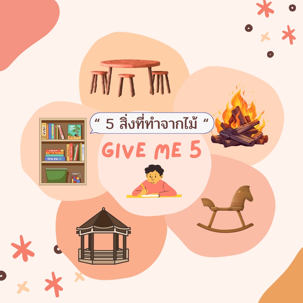 ภาพประกอบไอเดีย Give me five คิดให้ไว เขียนให้ต่าง
