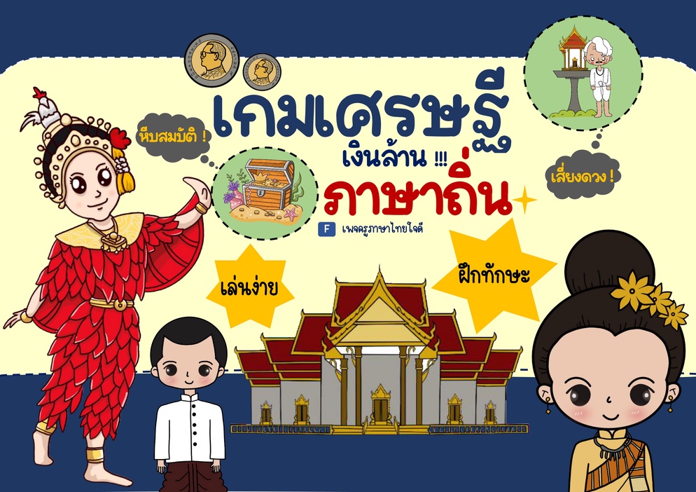 ภาพประกอบไอเดีย เกมเศรษฐีภาษาถิ่น