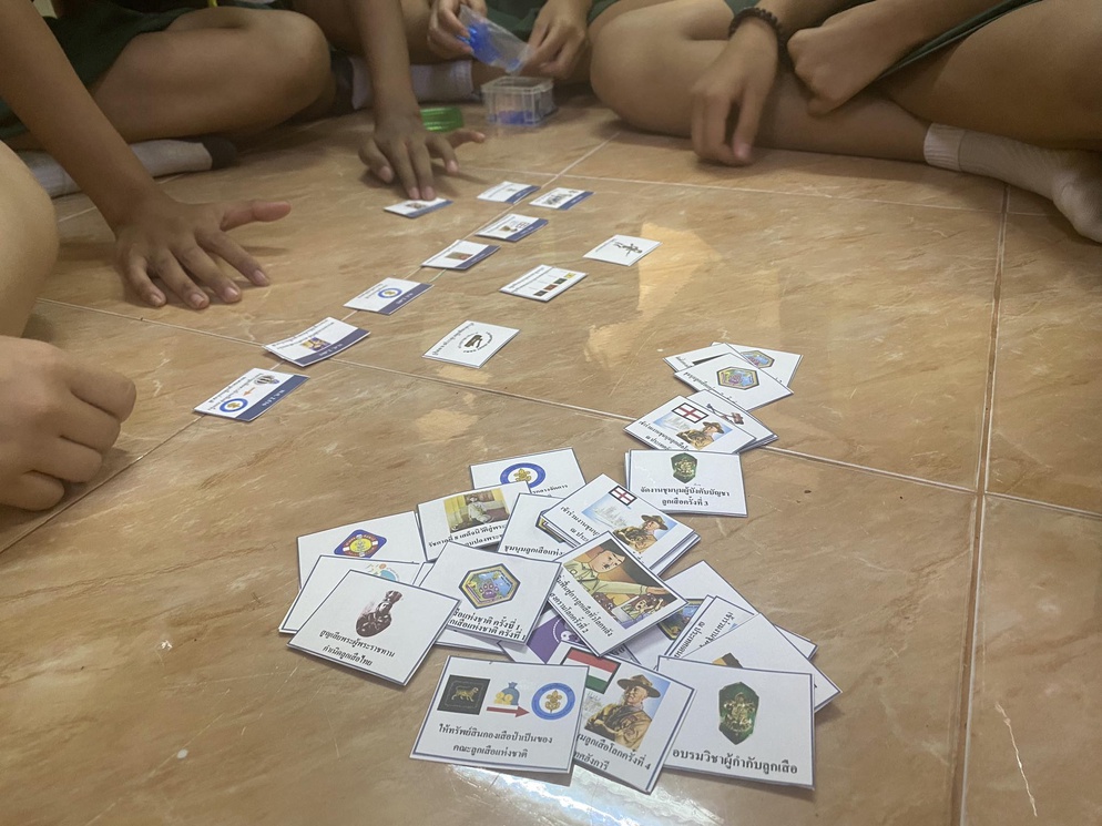 ภาพประกอบไอเดีย เกม TimeLine ลูกเสือไทย 