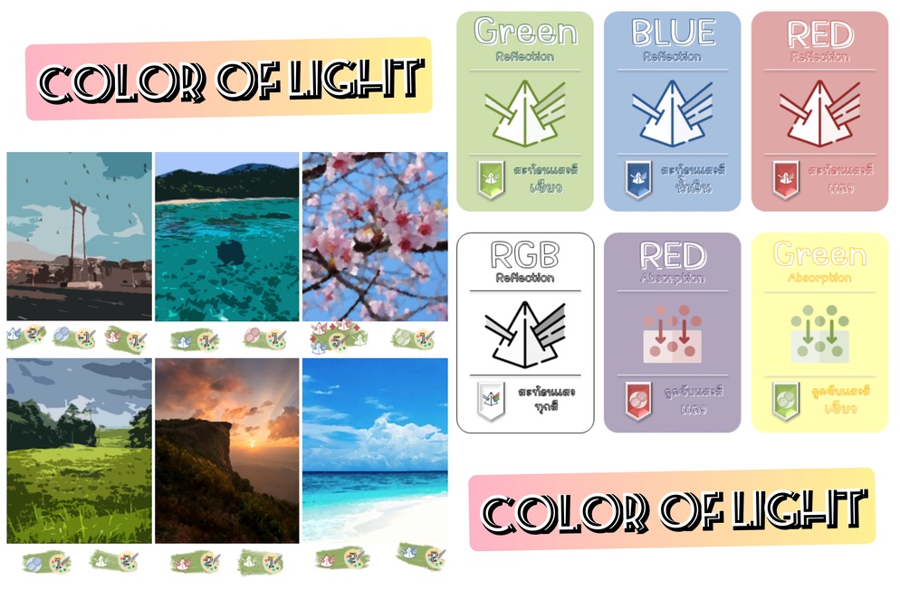 ภาพประกอบไอเดีย เกม Color of Light