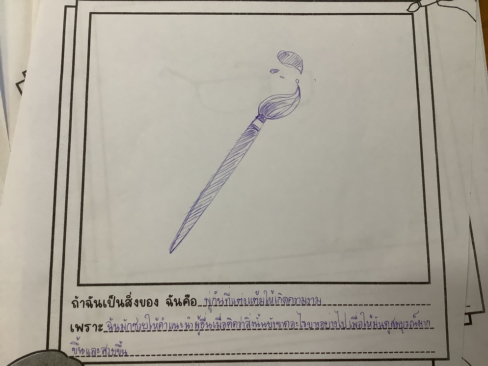 ภาพประกอบไอเดีย เมื่อฉันเป็นสิ่งของ…