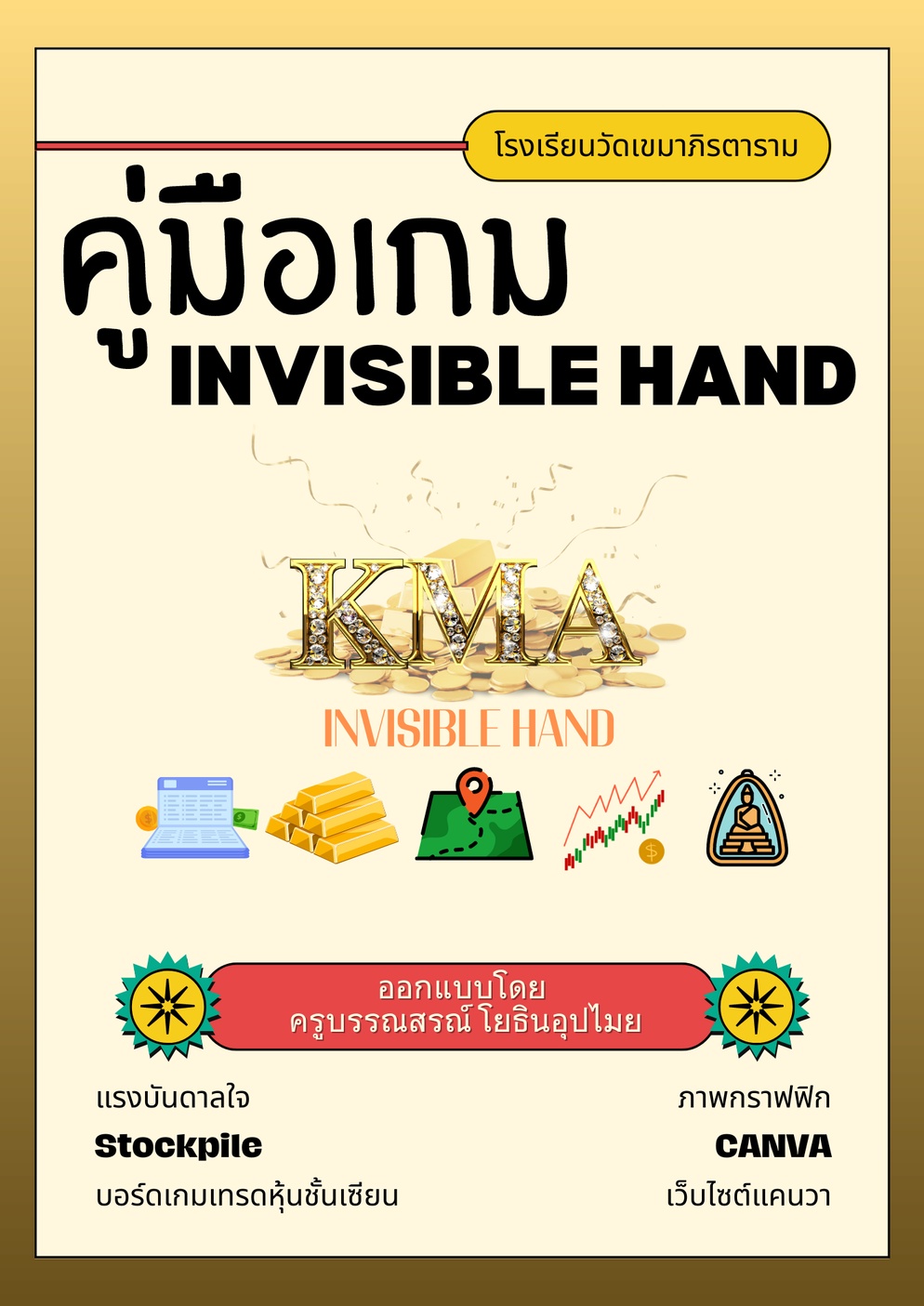 ภาพประกอบไอเดีย บอร์ดเกม INVISIBLE HAND (การลงทุนและกลไกราคา)