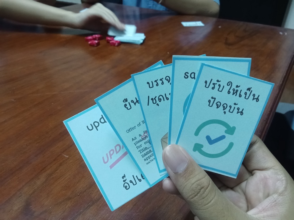 ภาพประกอบไอเดีย บอร์ดเกม ศัพท์ต่างประเทศที่ใช้คำไทยแทนได้ (กติกาผสมสิบ)