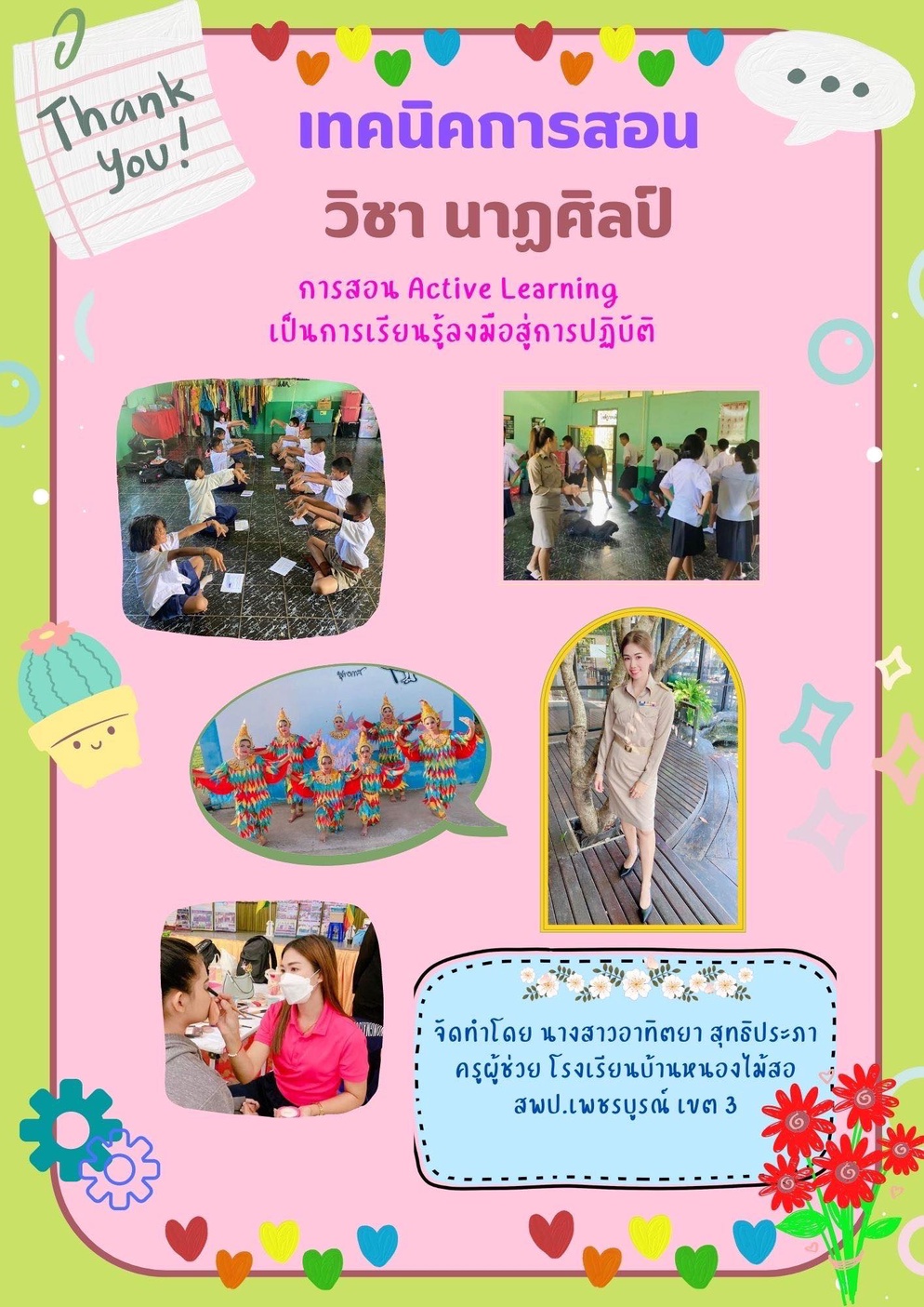 ภาพประกอบไอเดีย เทคนิคการสอนนาฏศิลป์