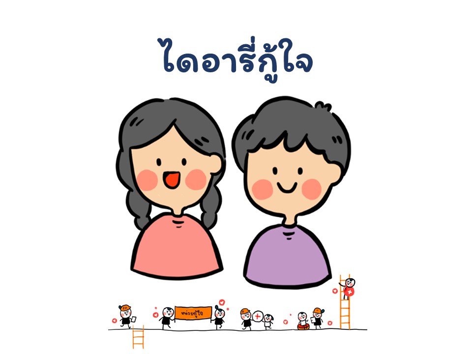 ภาพประกอบไอเดีย ไดอารี่กู้ใจ สำหรับนักเรียน