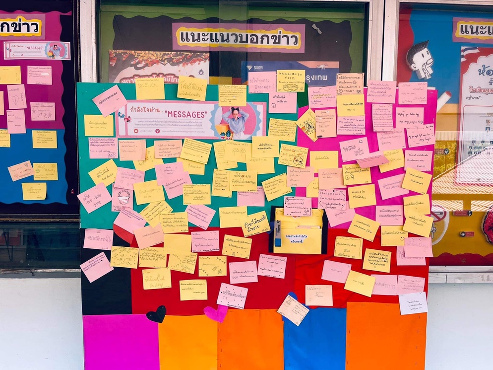 ภาพประกอบไอเดีย กำลังใจผ่าน... message 