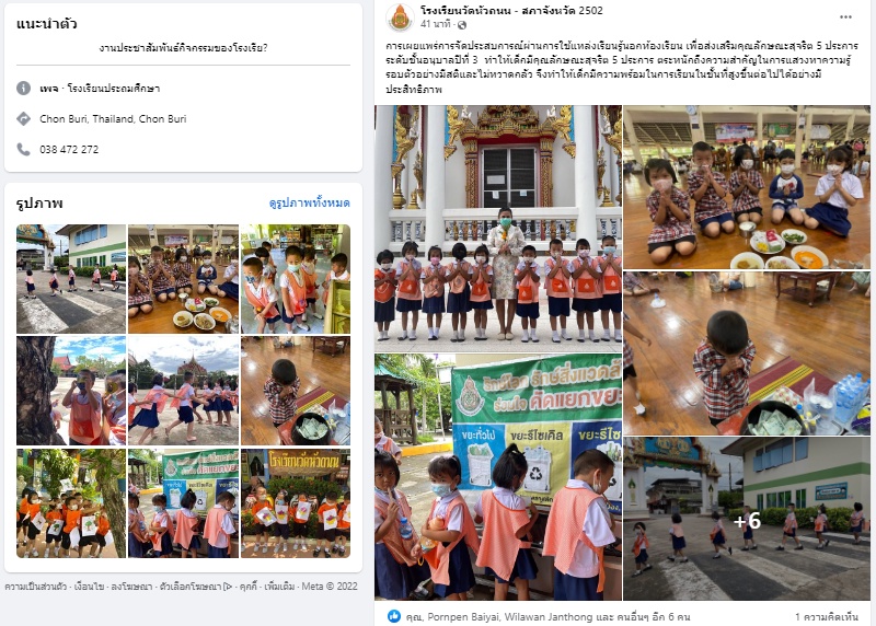 ภาพประกอบไอเดีย คุณลักษณะสุจริต 5 ประการ 