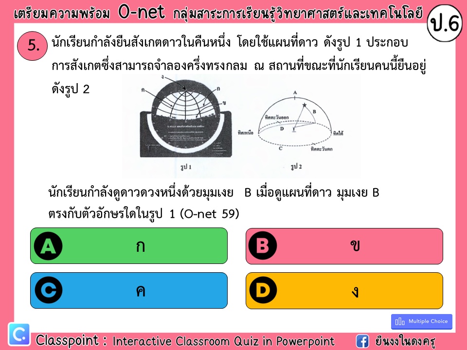 ภาพประกอบไอเดีย ไฟล์ข้อสอบ O-NET  วิทยาศาสตร์ ป.6