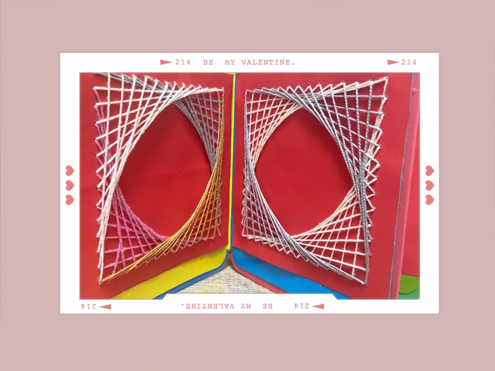 ภาพประกอบไอเดีย String Art - Mathematics 