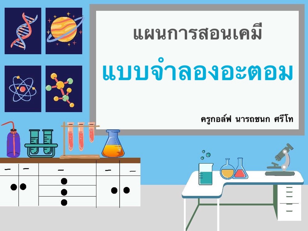 ภาพประกอบไอเดีย แบบจำลองอะตอม