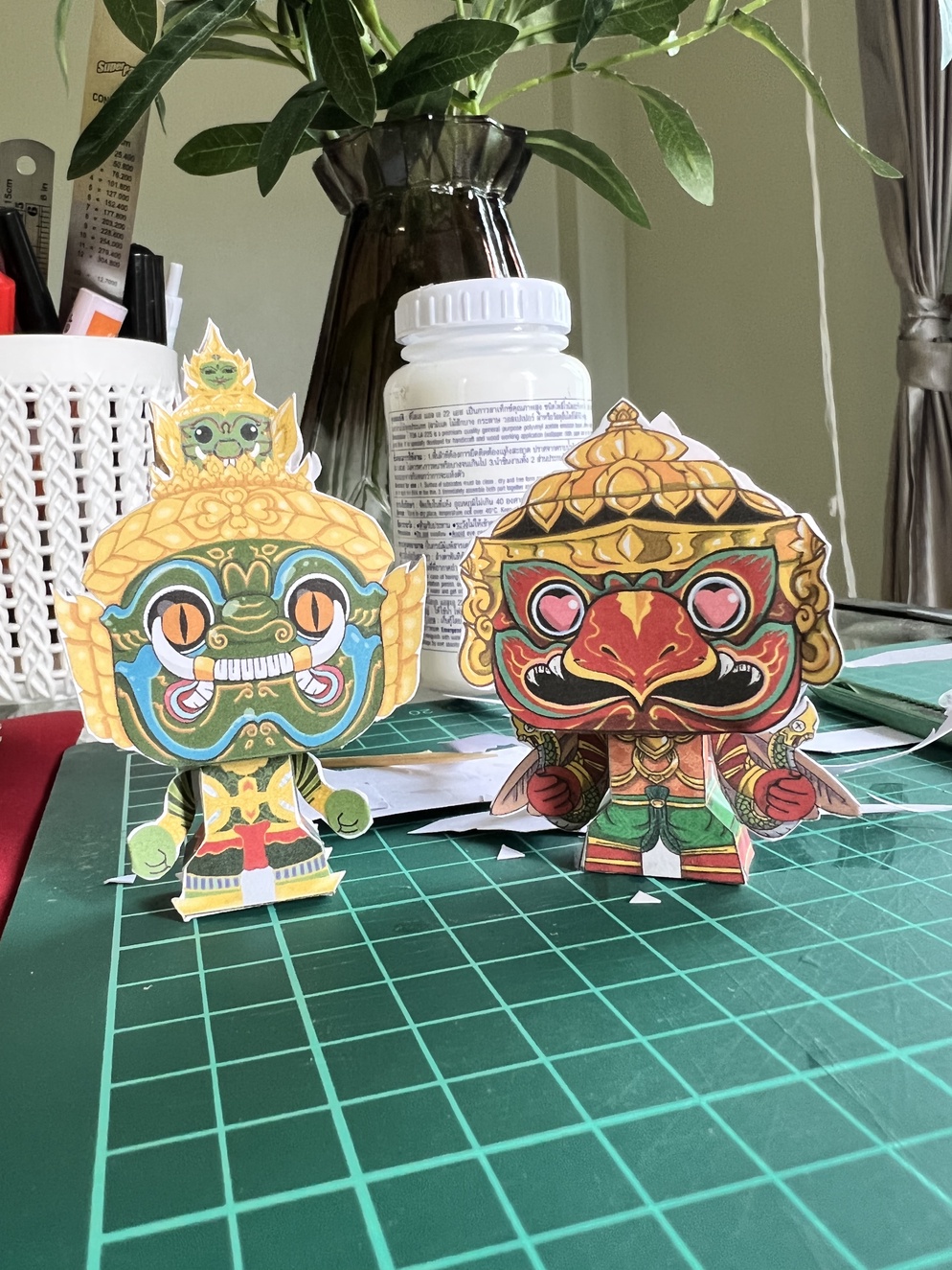 ภาพประกอบไอเดีย ตัวเดินบอร์ดเกม จาก ศึกไมยราพ ป.6