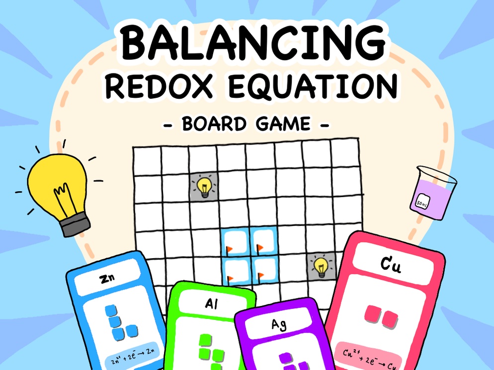 ภาพประกอบไอเดีย ดุลสมการรีดอกซ์ ด้วยบอร์ดเกม (BOARD GAME) กันเถอะ!