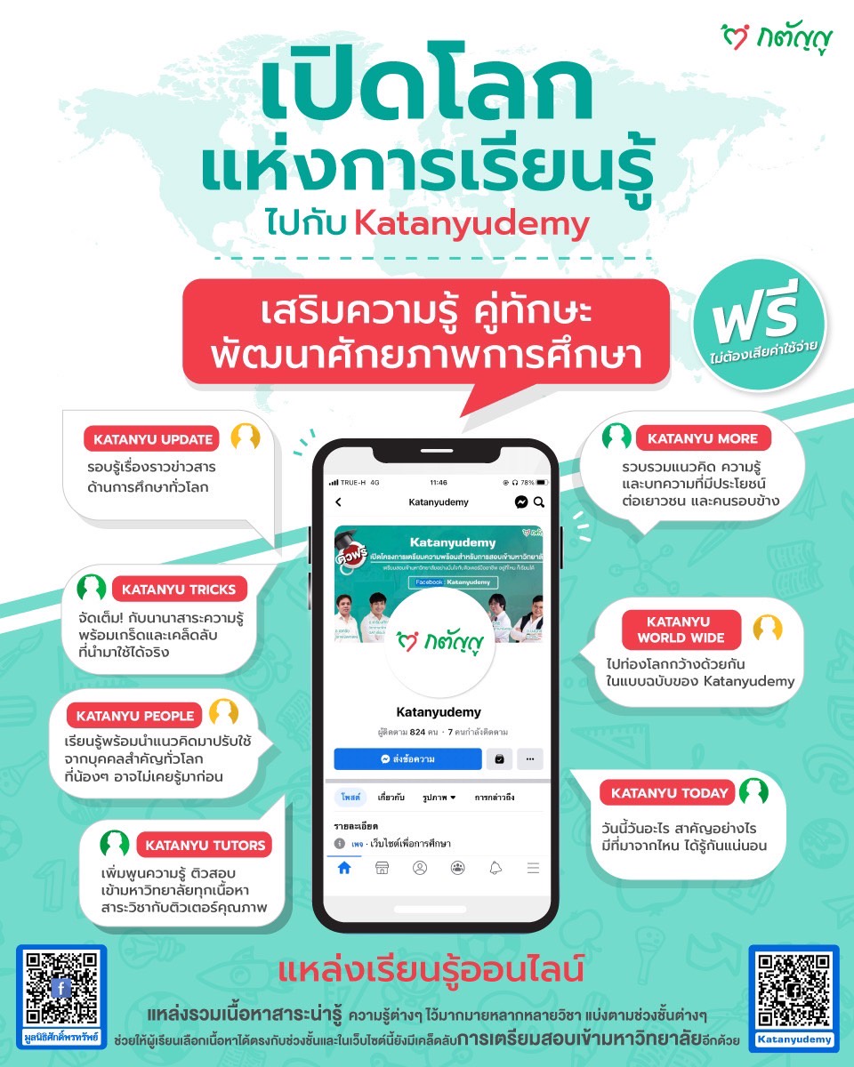 ภาพประกอบไอเดีย เปิดโลกแห่งการเรียนรู้ไปกับ Katanyudemy 