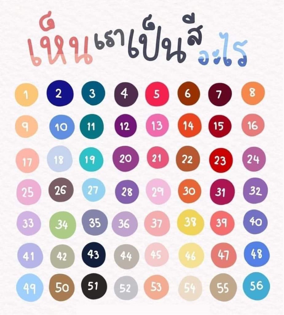 ภาพประกอบไอเดีย Homeroom: เห็นเราเป็นสีอะไร?