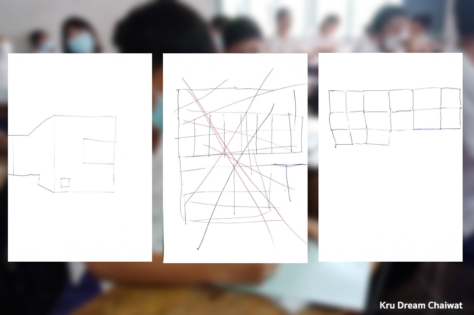 ภาพประกอบไอเดีย กระดาษหนึ่งแผ่นใช้กันทั้งห้อง 