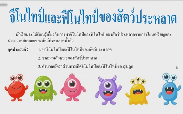 ภาพประกอบไอเดีย #จีโนไทป์และฟีโนไทป์ของสัตว์ประหลาด