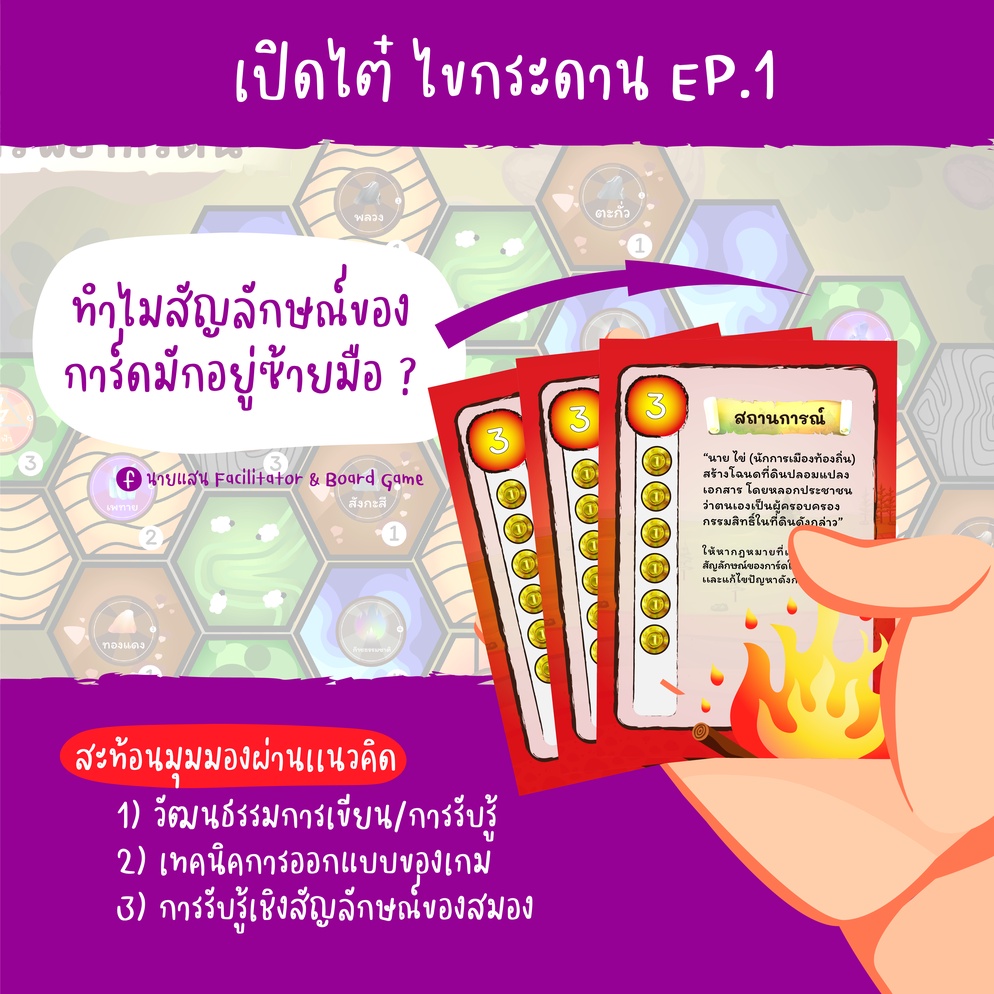 ภาพประกอบไอเดีย เผยไต๋ ไขกระดาน EP.1