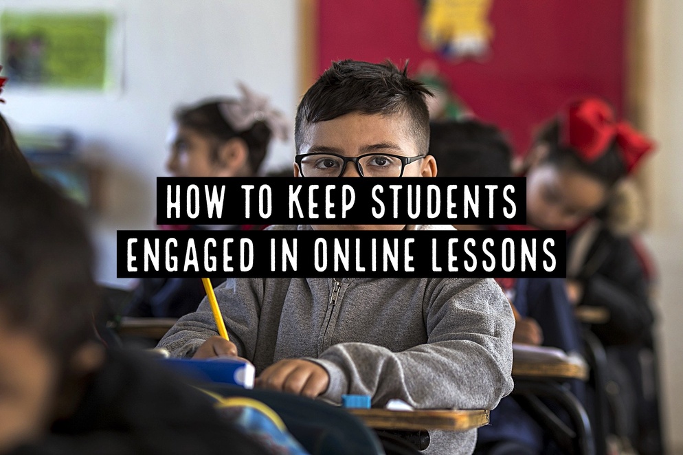 ภาพประกอบไอเดีย How to Keep Students Engaged in Online Lessons