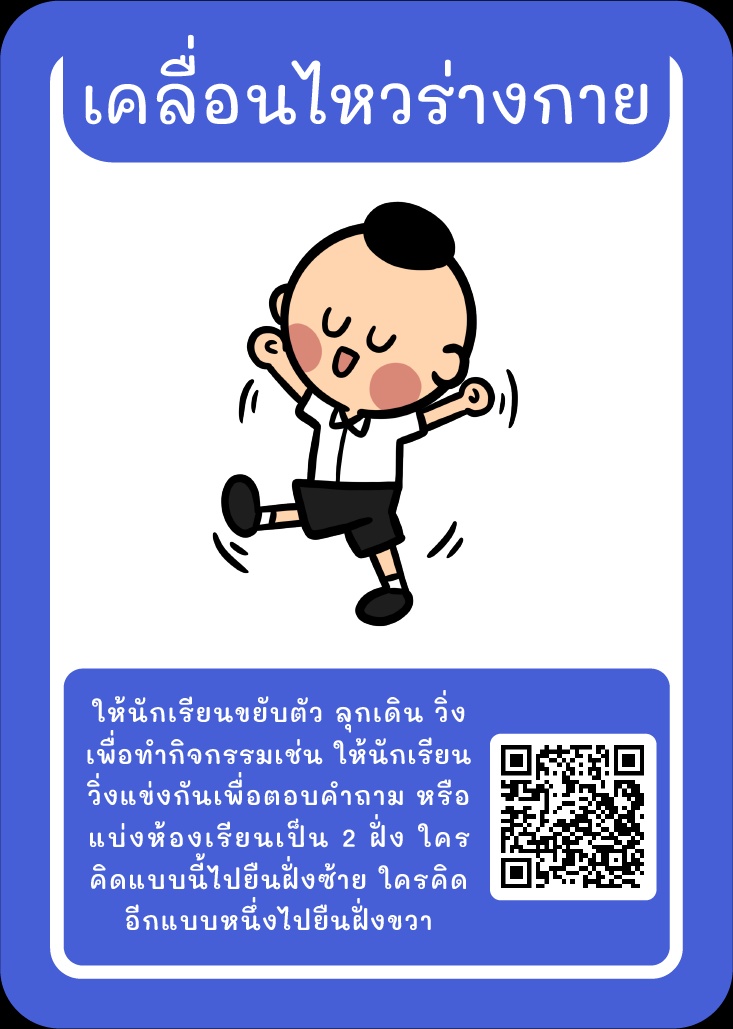 ภาพประกอบไอเดีย Kruator Card: รวมไอเดีย “เคลื่อนไหวร่างกาย”