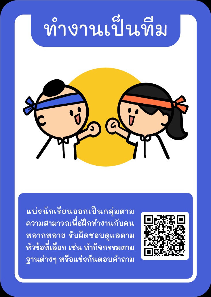 ภาพประกอบไอเดีย Kruator Card : รวมไอเดีย “ทำงานเป็นทีม”