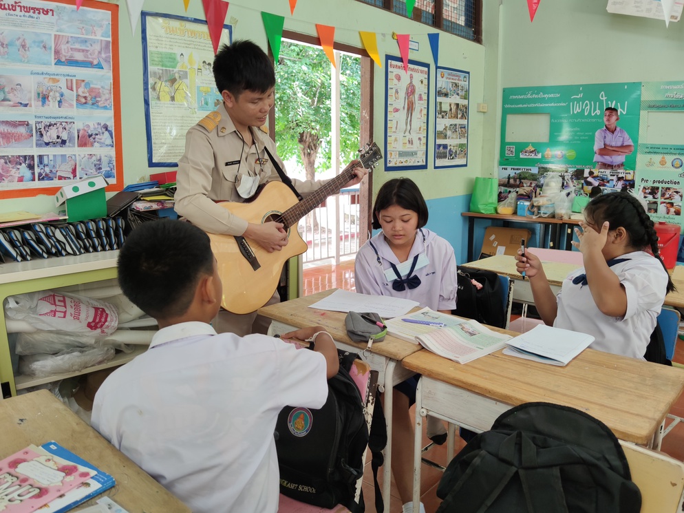 ภาพประกอบไอเดีย กิจกรรมแต่งเอง ร้องเอง  เพลงหลักธรรม