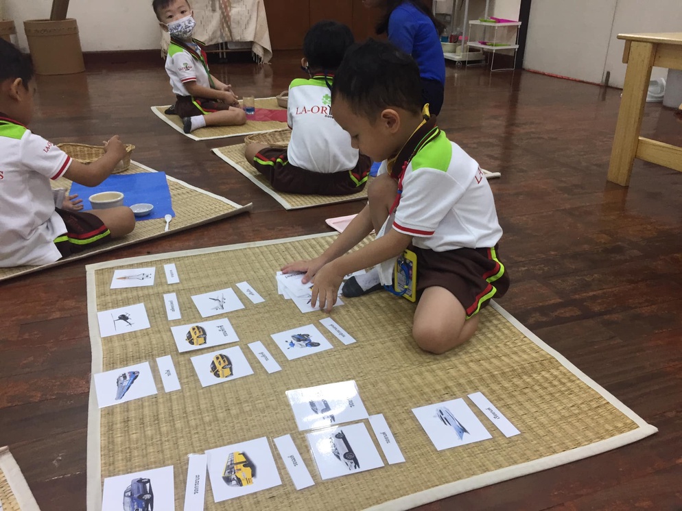 ภาพประกอบไอเดีย เทคนิคการใช้ Three Part Cards ฝึกภาษาสำหรับเด็ก