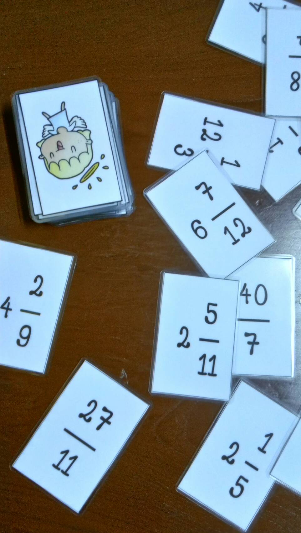 ภาพประกอบไอเดีย เกมเพราะเราคู่กัน (เศษเกิน-จำนวนคละ)