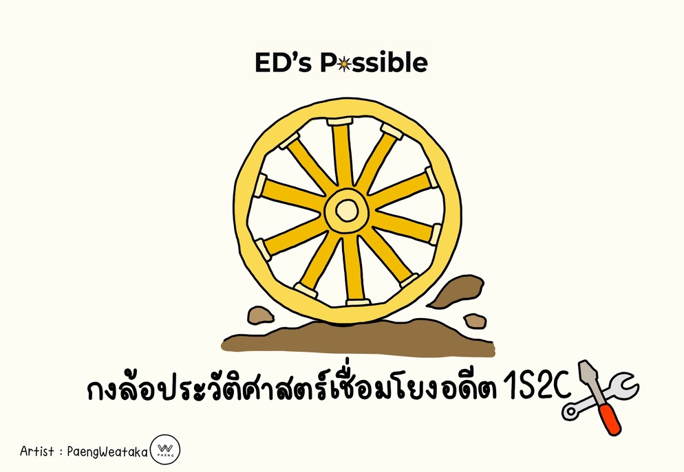 ภาพประกอบไอเดีย กงล้อประวัติศาสตร์เชื่อมโยงอดีต 1S2C