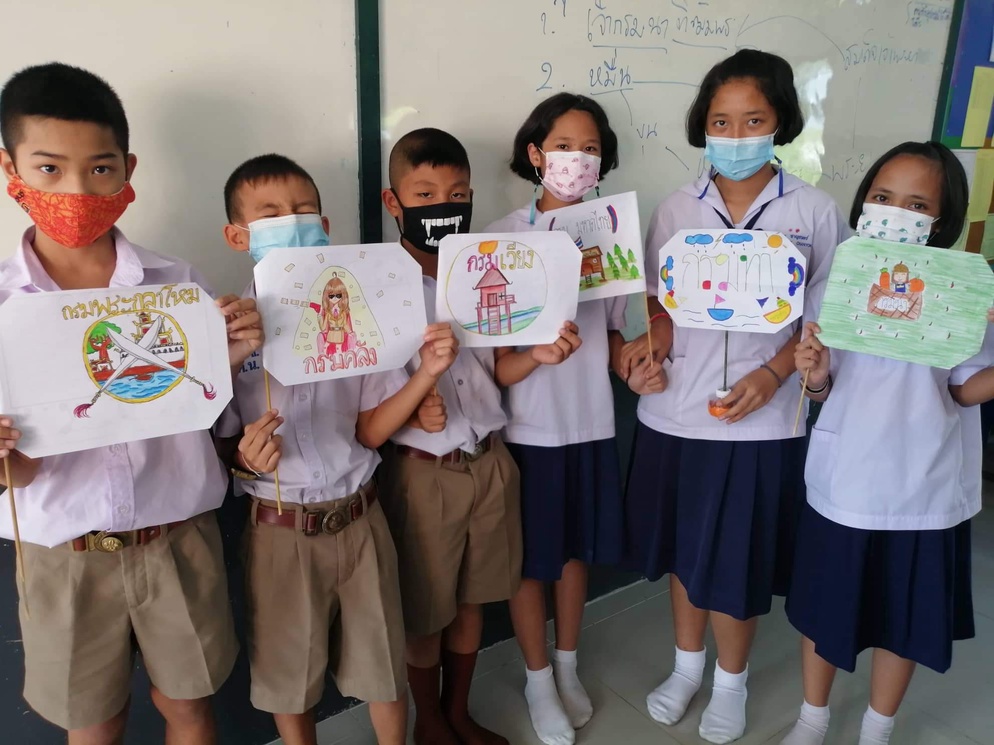 ภาพประกอบไอเดีย เสริมสร้างวินัยด้วย “ ธงสังกัดกรม “ สมัยอยุธยา