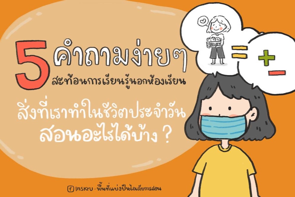ภาพประกอบไอเดีย 5 คำถามง่ายๆสะท้อนการเรียนรู้นอกห้องเรียน