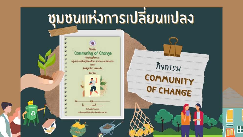 ภาพประกอบไอเดีย กิจกรรมออนไลน์การจัดการทรัพยากรฯ