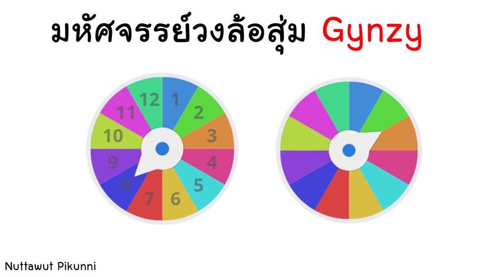 ภาพประกอบไอเดีย มหัศจรรย์วงล้อสุ่ม Gynzy
