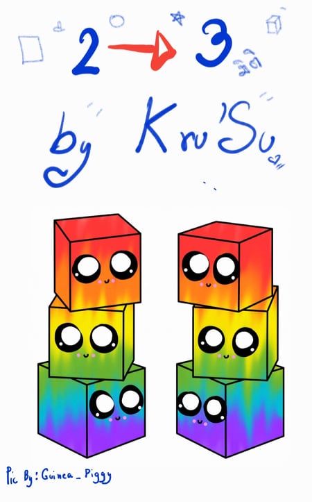 ภาพประกอบไอเดีย 2 มิติ ไป 3 มิติ และด้านต่างๆ