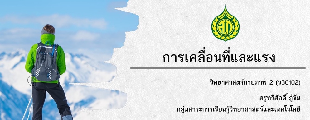 ภาพประกอบไอเดีย ฟิสิกส์รอบตัว : แรงกิริยา-ปฏิกิริยา