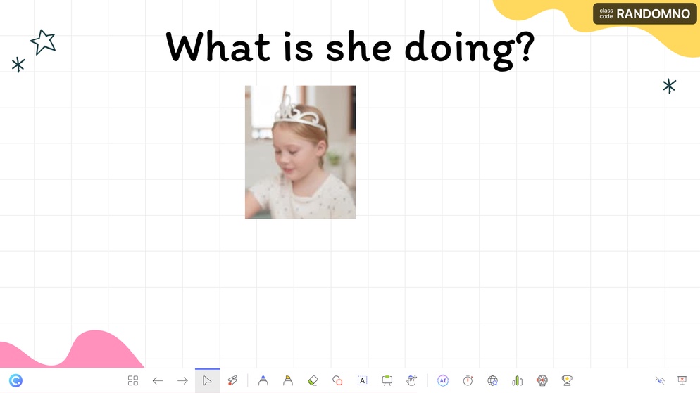 ภาพประกอบไอเดีย What is she doing? แท้จริงแล้วเธอทำอะไรอยู่น้อ