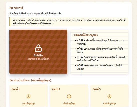 ภาพประกอบไอเดีย canva ai กับ prompt การสร้างเกมการศึกษา