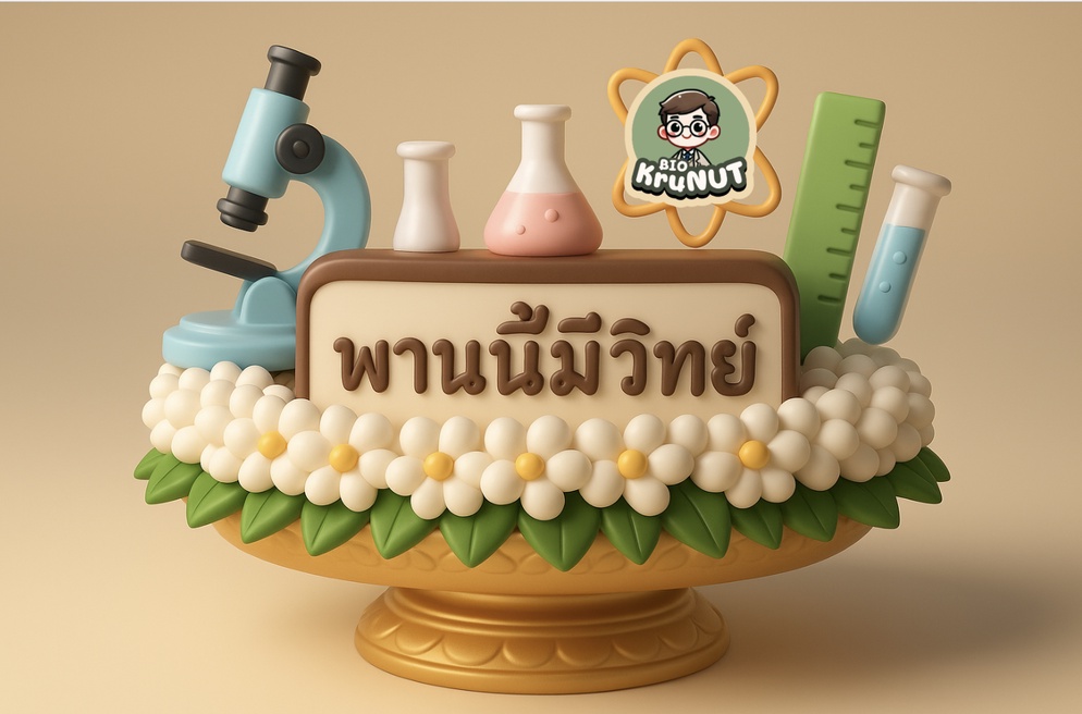 ภาพประกอบไอเดีย พานนี้มีวิทย์: ออกแบบพานไหว้ครูด้วยความคิดและวิทยาศาสตร์