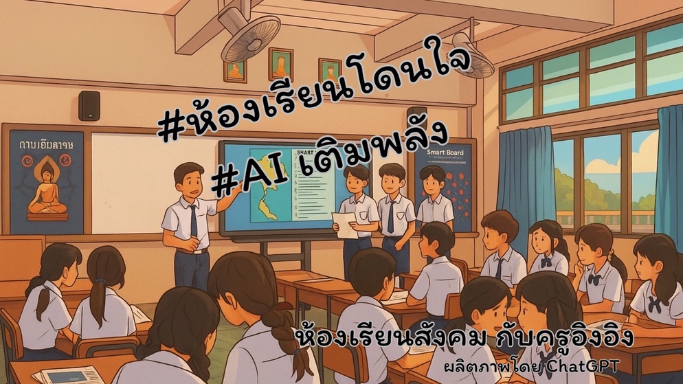 ภาพประกอบไอเดีย แผนนี้ AI ช่วยปั่น ครูมันส์ นักเรียนมีไฟ