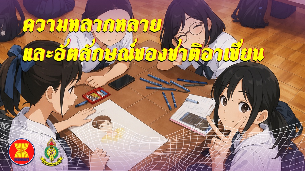 ภาพประกอบไอเดีย ความหลากหลายและอัตลักษณ์ของชาติอาเซียน
