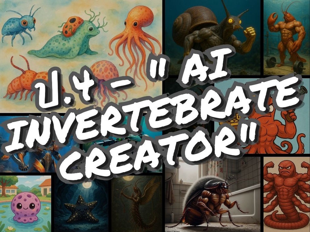 ภาพประกอบไอเดีย "AI สัตว์แฟนตาซี Invertebrate Creator" จินตนาการกลายเป็นจริง