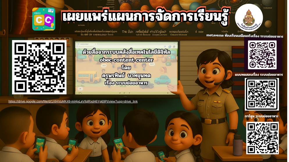 ภาพประกอบไอเดีย เผยแพร่แผนการจัดการเรียนรู้ด้วยสื่อจาก Obec content center