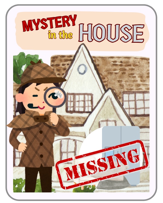 ภาพประกอบไอเดีย Mystery in the House (M1 - Things in the house Lesson)
