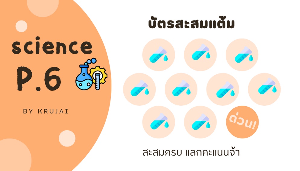 ภาพประกอบไอเดีย การใช้บัตรสะสมแต้มในกิจกรรมการจัดการเรียนรู้