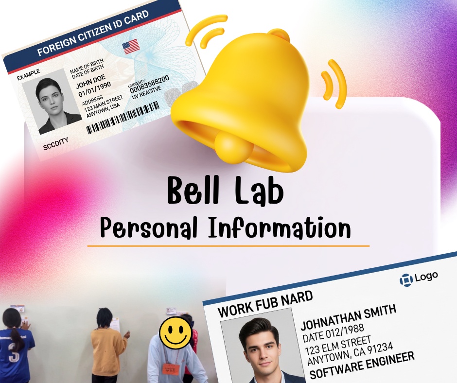 ภาพประกอบไอเดีย แล็ปกริ้ง: Who Am I? Bell Lab Challenge
